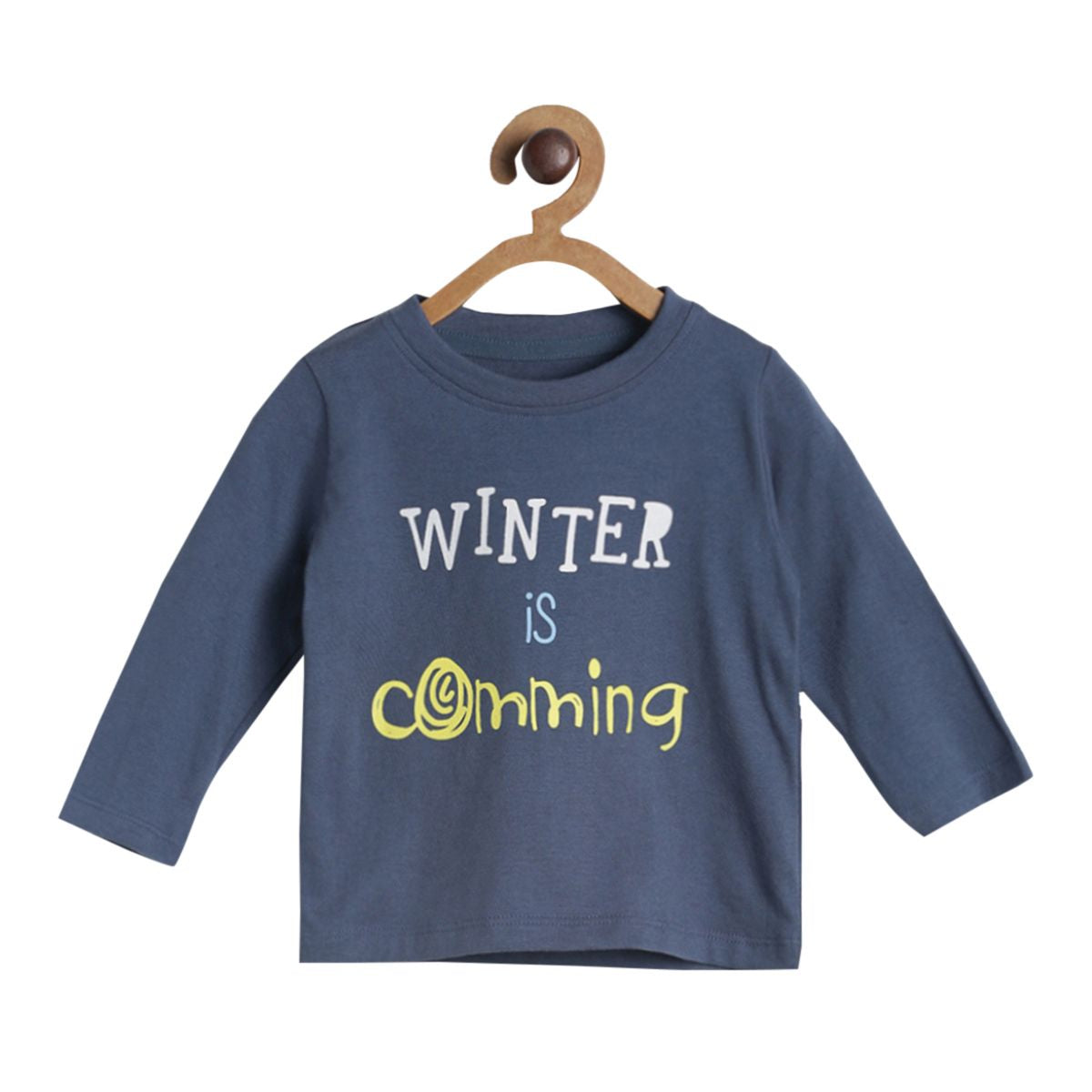 Pack of 3 t-shirt - marshmallow and navy for 0-3 Months