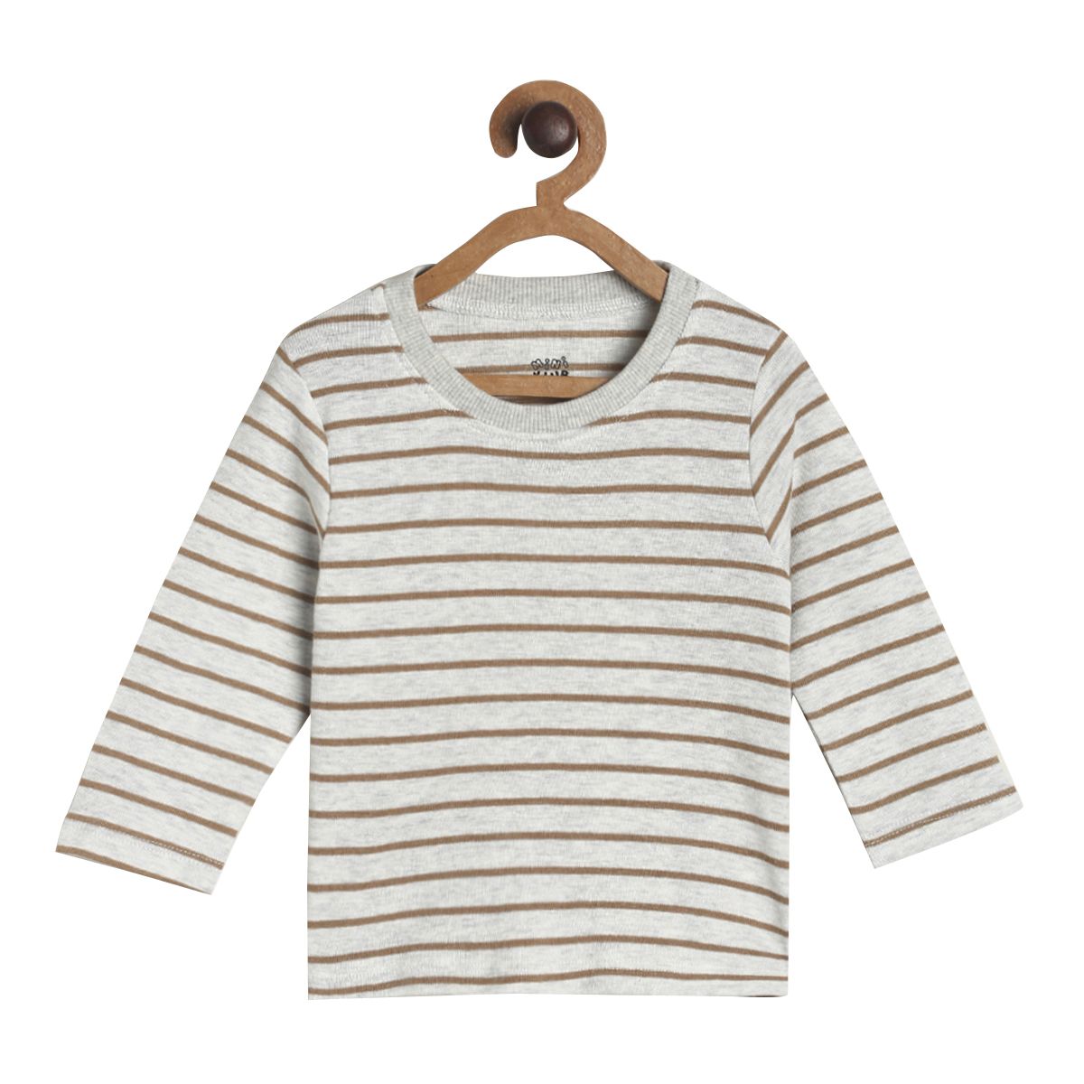 Pack of 3 knit t-shirt - blue & steelblue for 0-3 Months