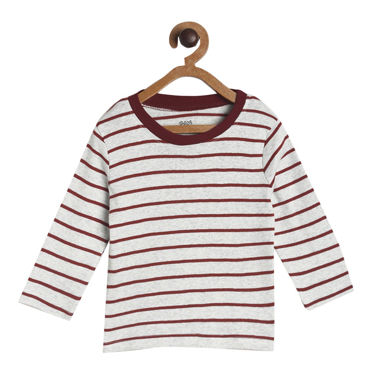 Pack of 3 knit t-shirt - white & purple for 0-3 Months