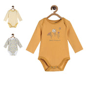 Pack of 3 bodysuit - yellow for New Born