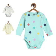 Pack of 3 bodysuit - mint, yellow for New Born