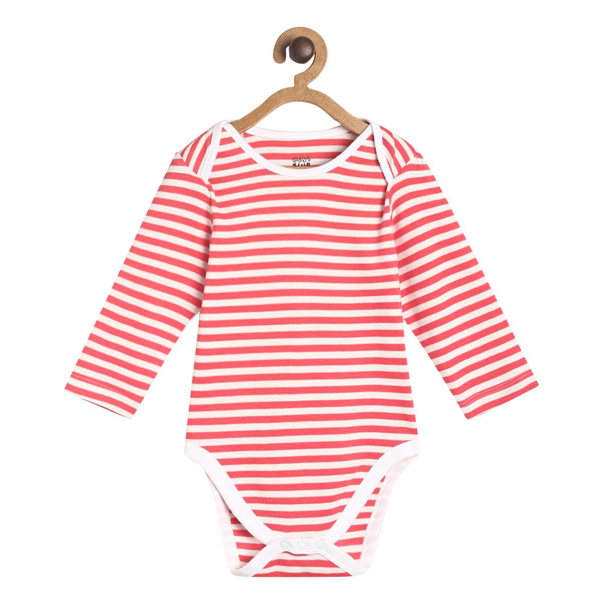 Pack of 3 bodysuit - light pink & white for New Born