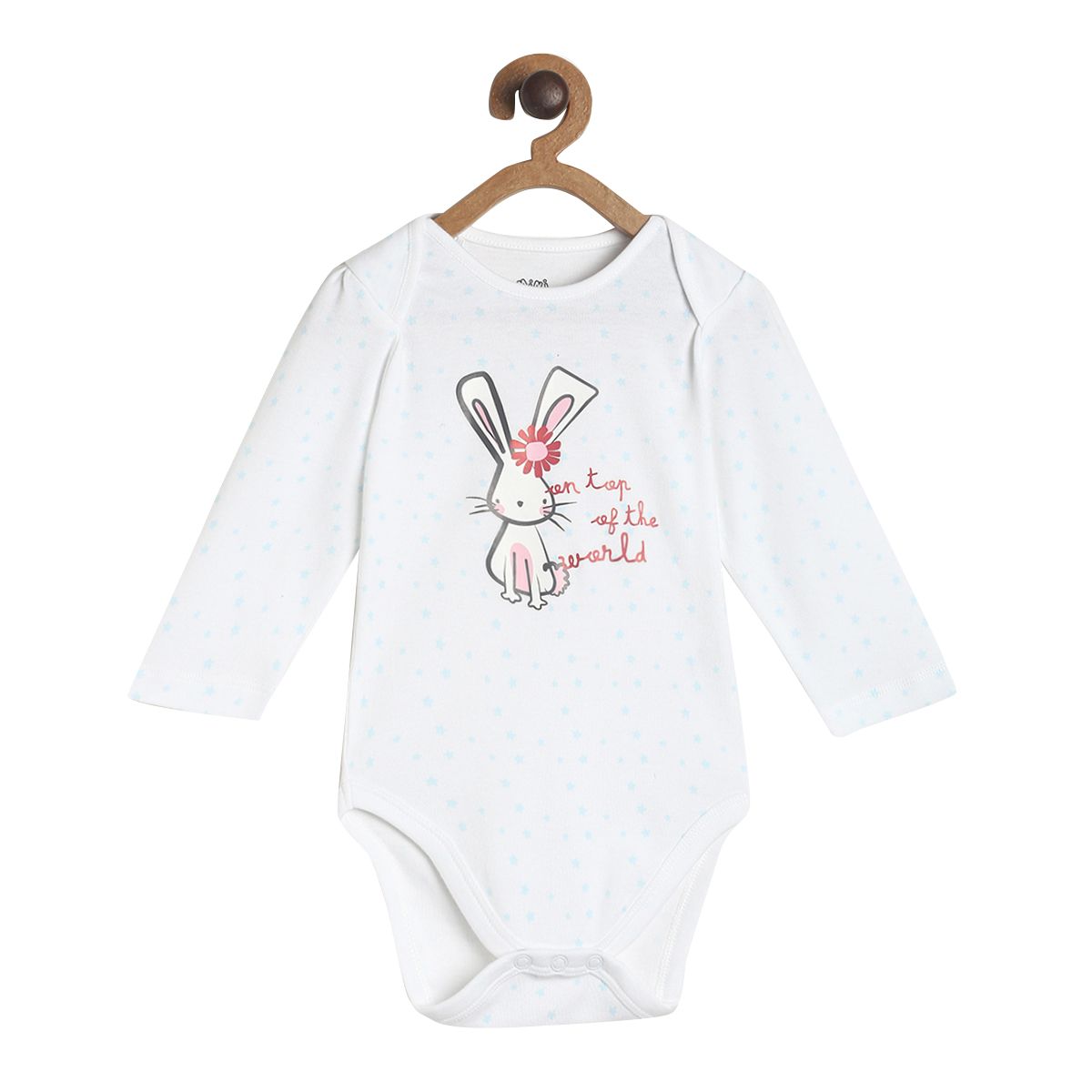 Pack of 3 bodysuit - light pink & white for New Born