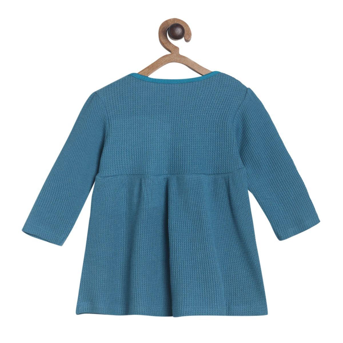 Pack of 2 dress - light blue & green for 0-3 Months
