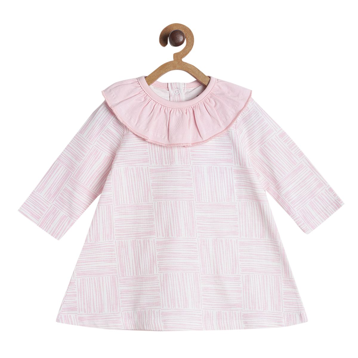 Pack of 2 dress - grey and red for 0-3 Months