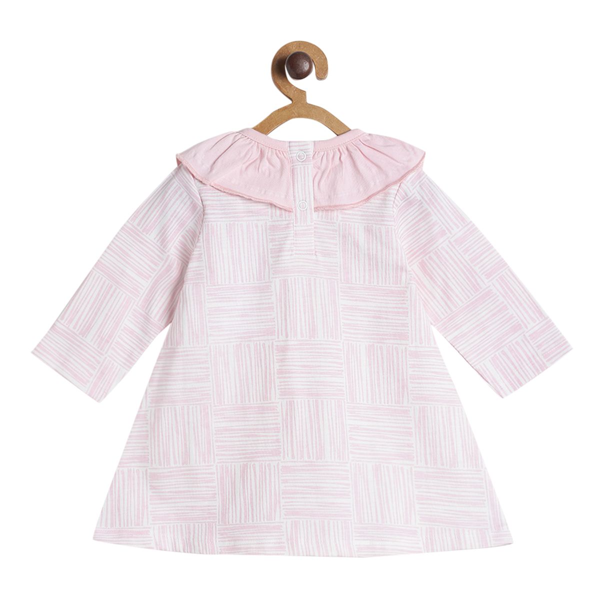 Pack of 2 dress - grey and red for 0-3 Months