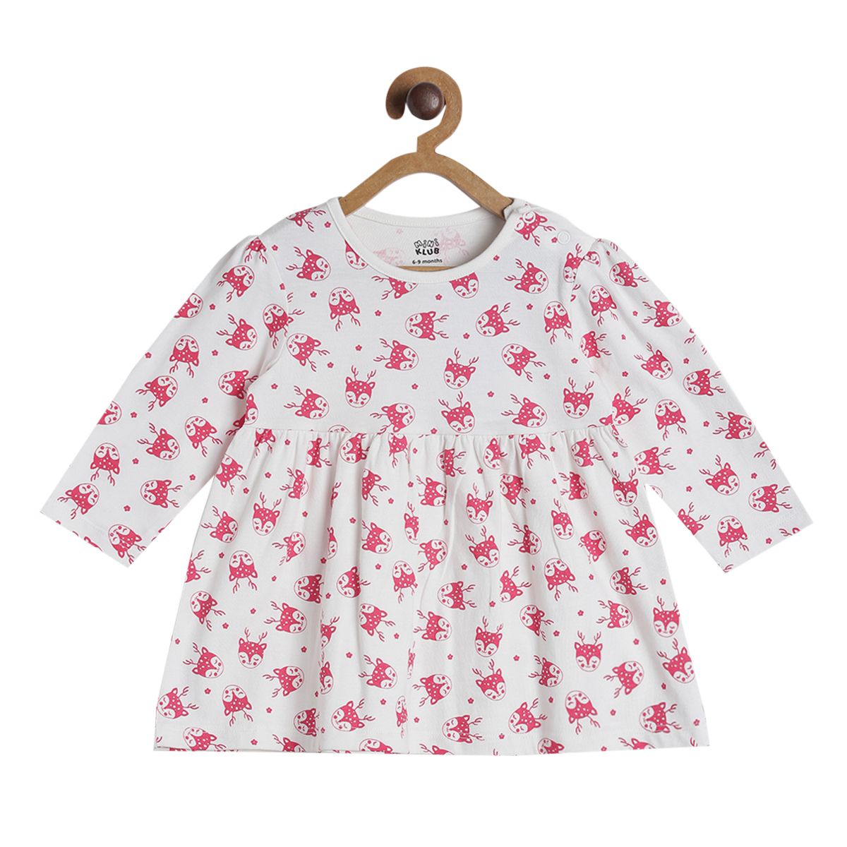 Pack of 2 dress - lavender and pink for 0-3 Months