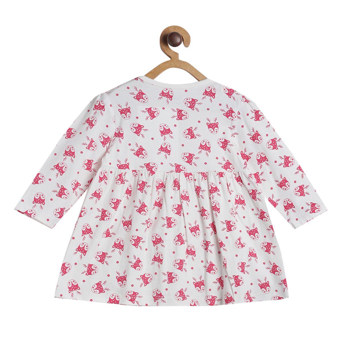 Pack of 2 dress - lavender and pink for 0-3 Months