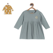 Pack of 2 dress - grey for 0-3 Months