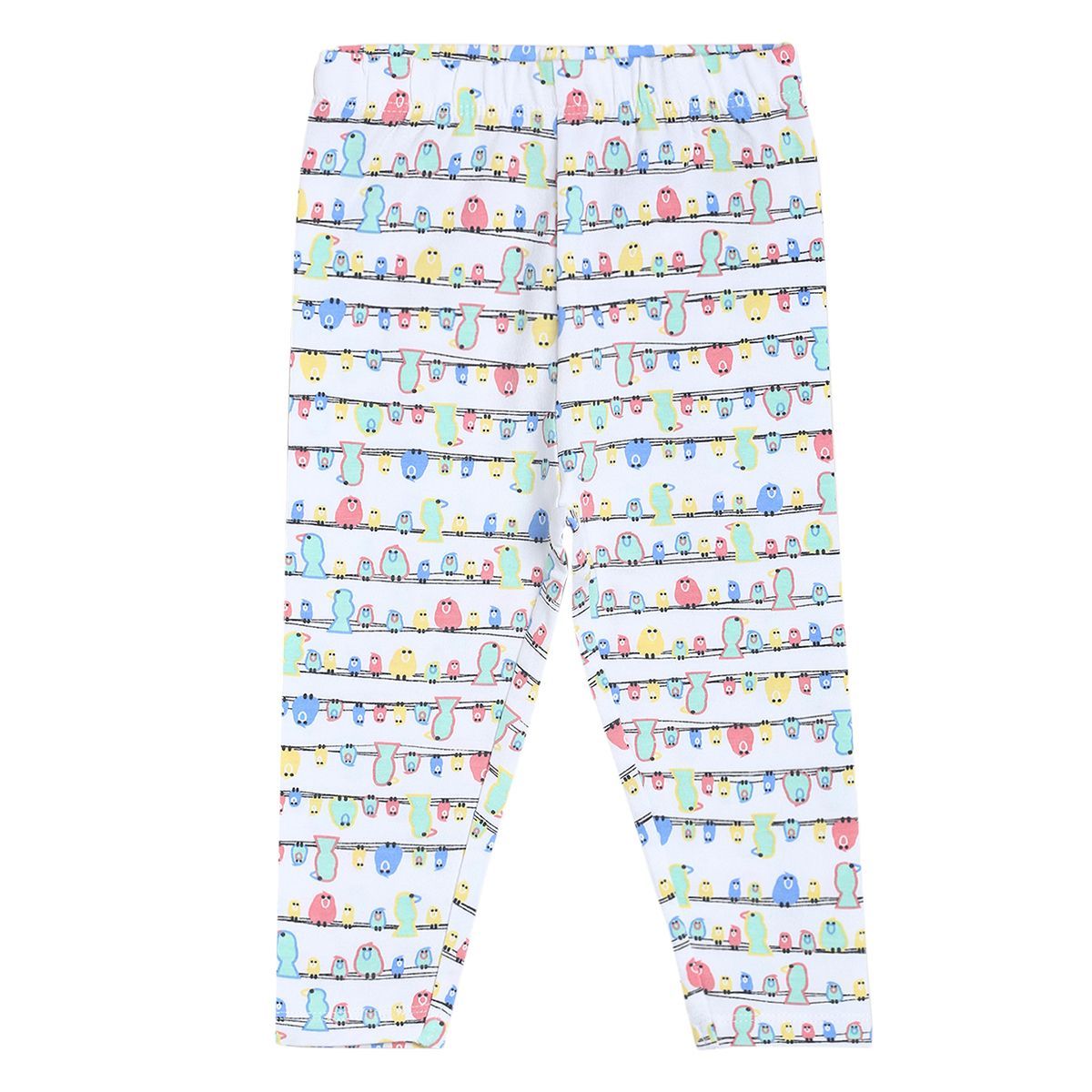 Pack of 3 legging - whitesmoke for 0-3 Months
