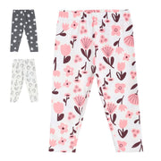 Pack of 3 legging - baby pink & pink for 0-3 Months