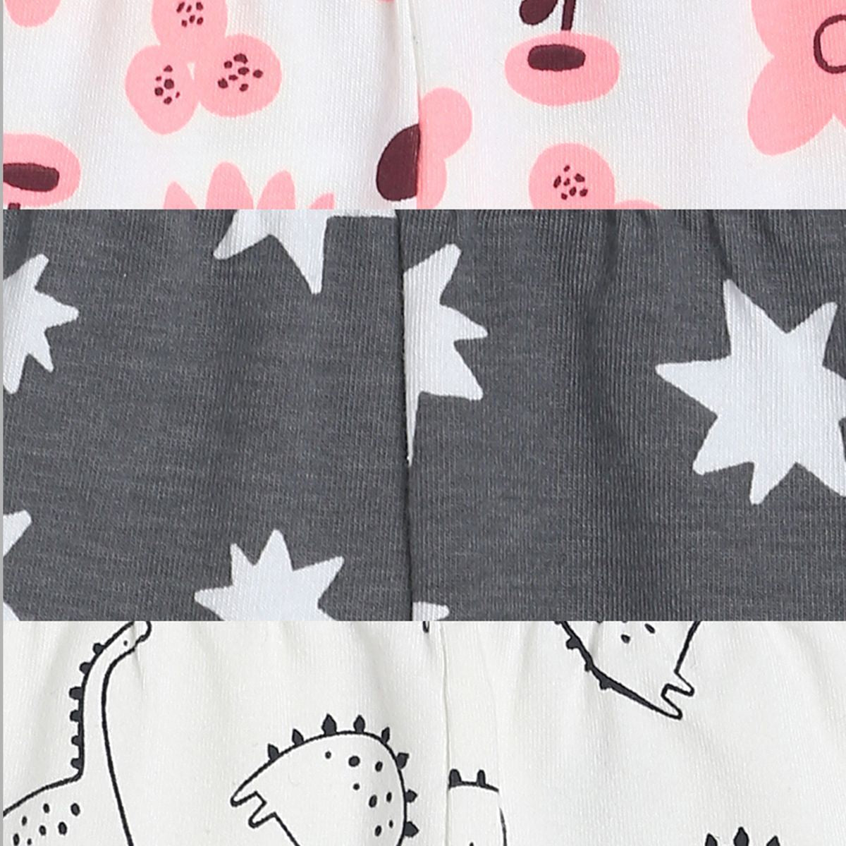 Pack of 3 legging - baby pink & pink for 0-3 Months