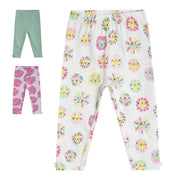 Pack of 3 legging - white for 0-3 Months