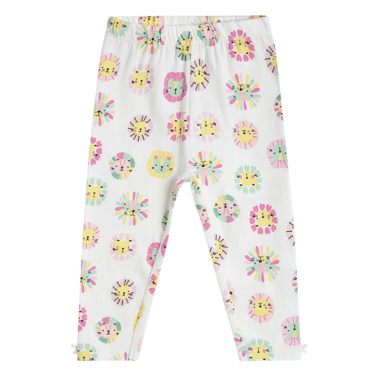 Pack of 3 legging - white for 0-3 Months