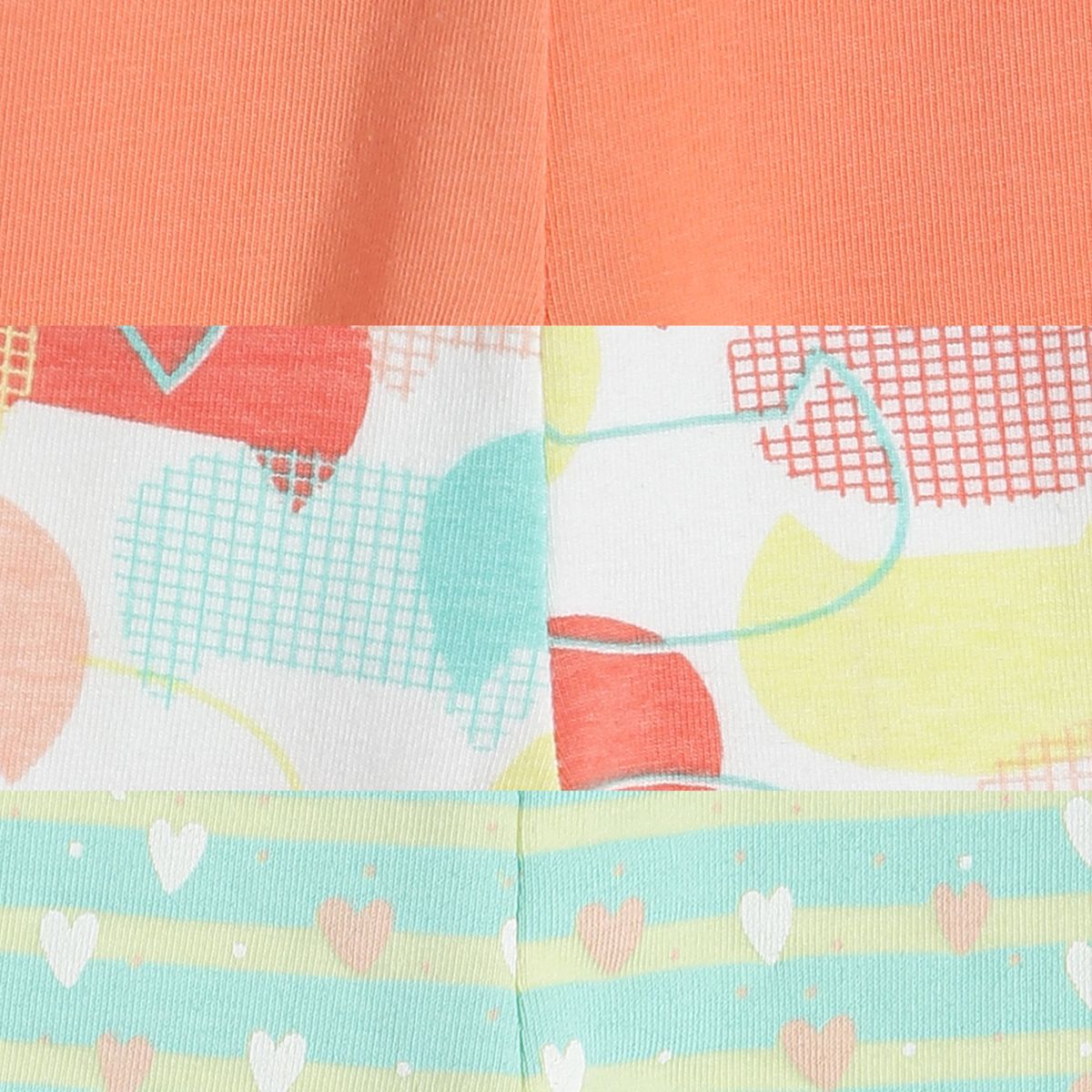 Pack of 3 legging - white & pink for 0-3 Months