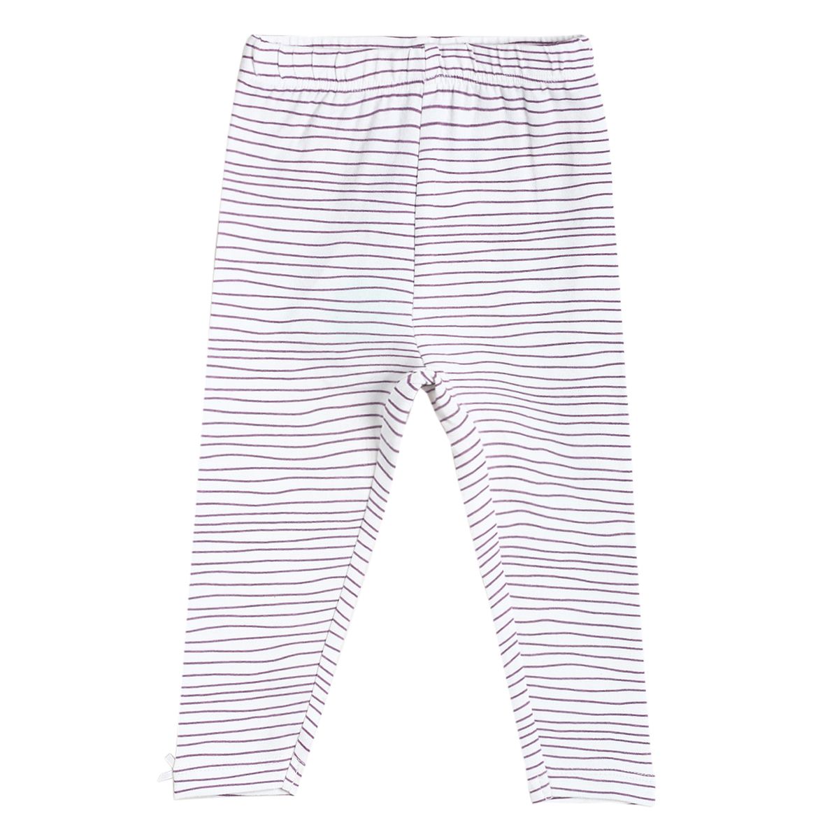 Pack of 3 legging - marshmallow and lavender for 0-3 Months