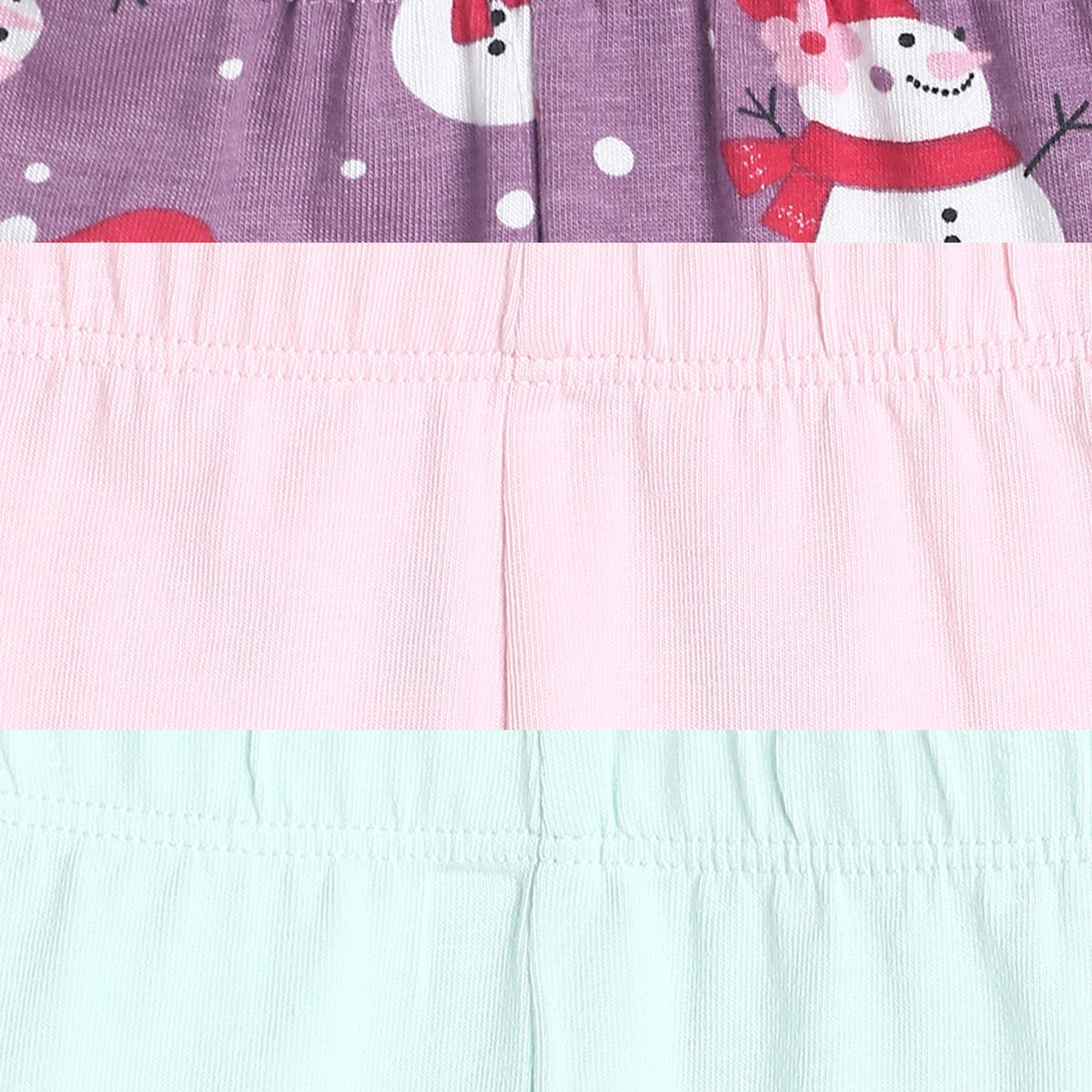 Pack of 3 legging - purple for 0-3 Months
