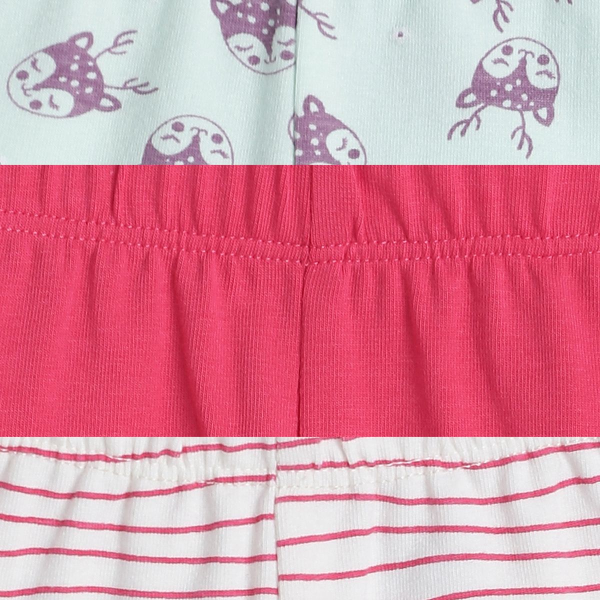 Pack of 3 legging - light blue for 0-3 Months