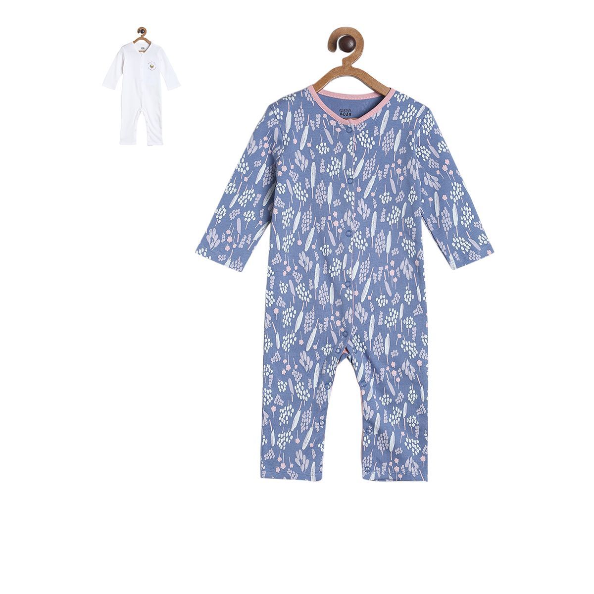 Pack of 2 romper - blue for New Born