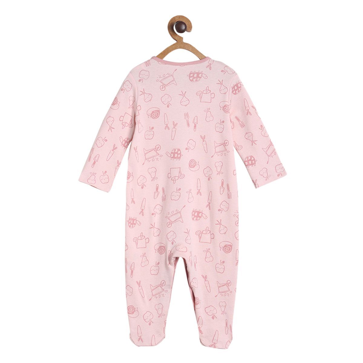 Pack of 2 sleepsuit - lavender for New Born