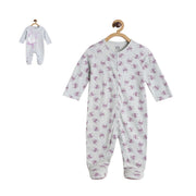 Pack of 2 sleepsuit - red and grey for New Born