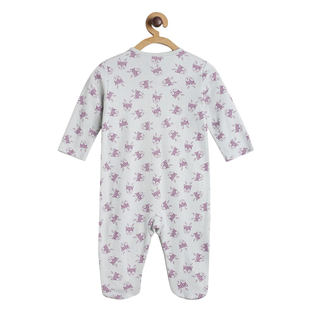 Pack of 2 sleepsuit - red and grey for New Born