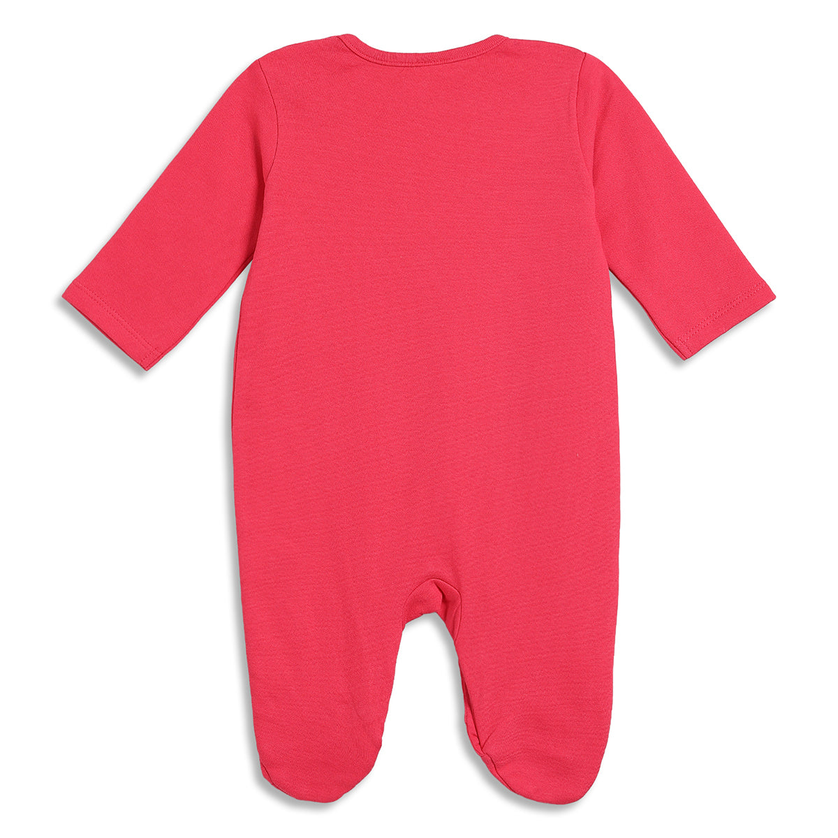 Baby Girls Pink and Purple Cotton Winter Sleepsuit Pack of 2 Regular Fit Baby Sleepsuits