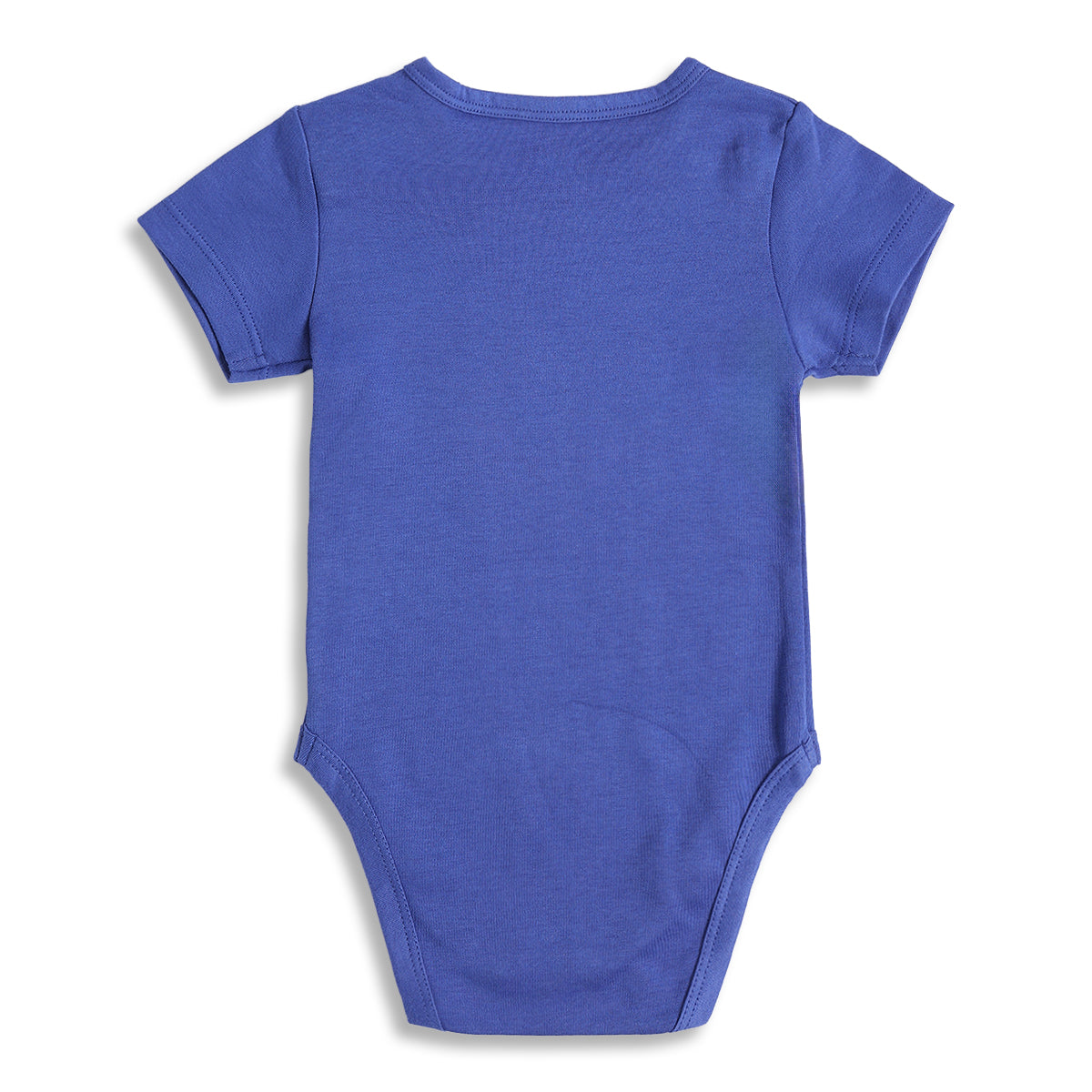 Baby Boys Blue, Yellow and White Cotton Bodysuit Pack of 3 Regular Fit Casual Baby Bodysuits