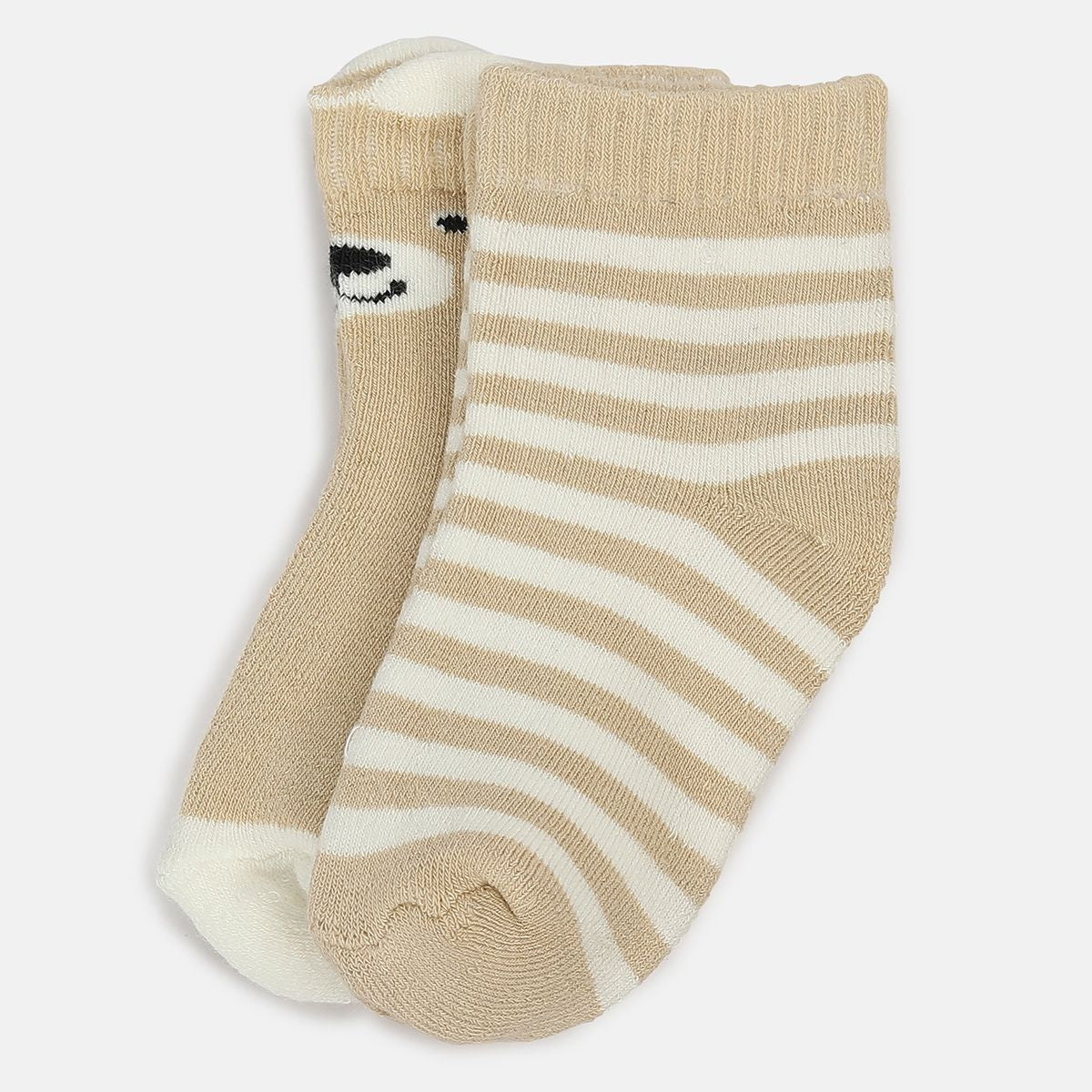 Unisex Beige Socks