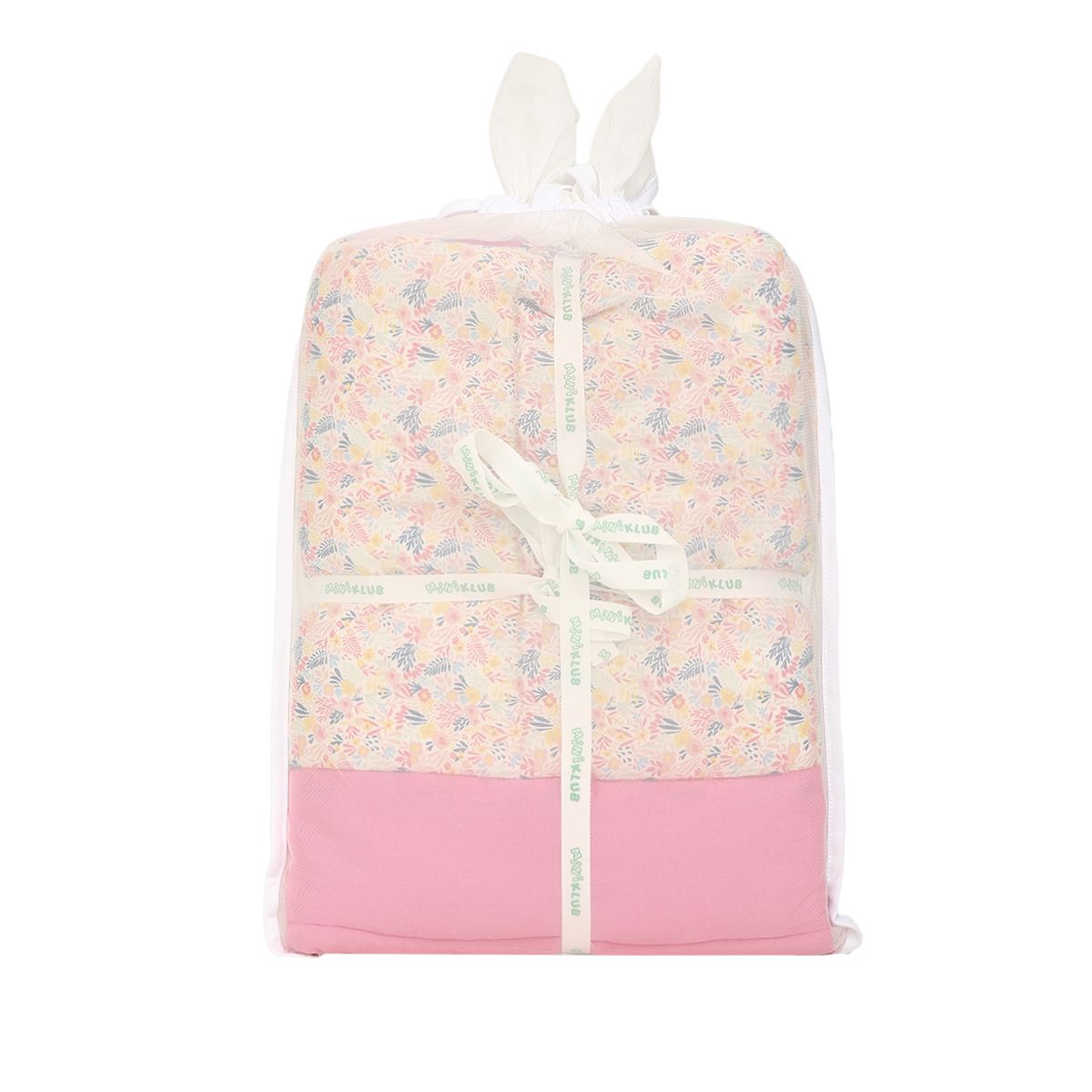 Girls Pink Floral Print Mat