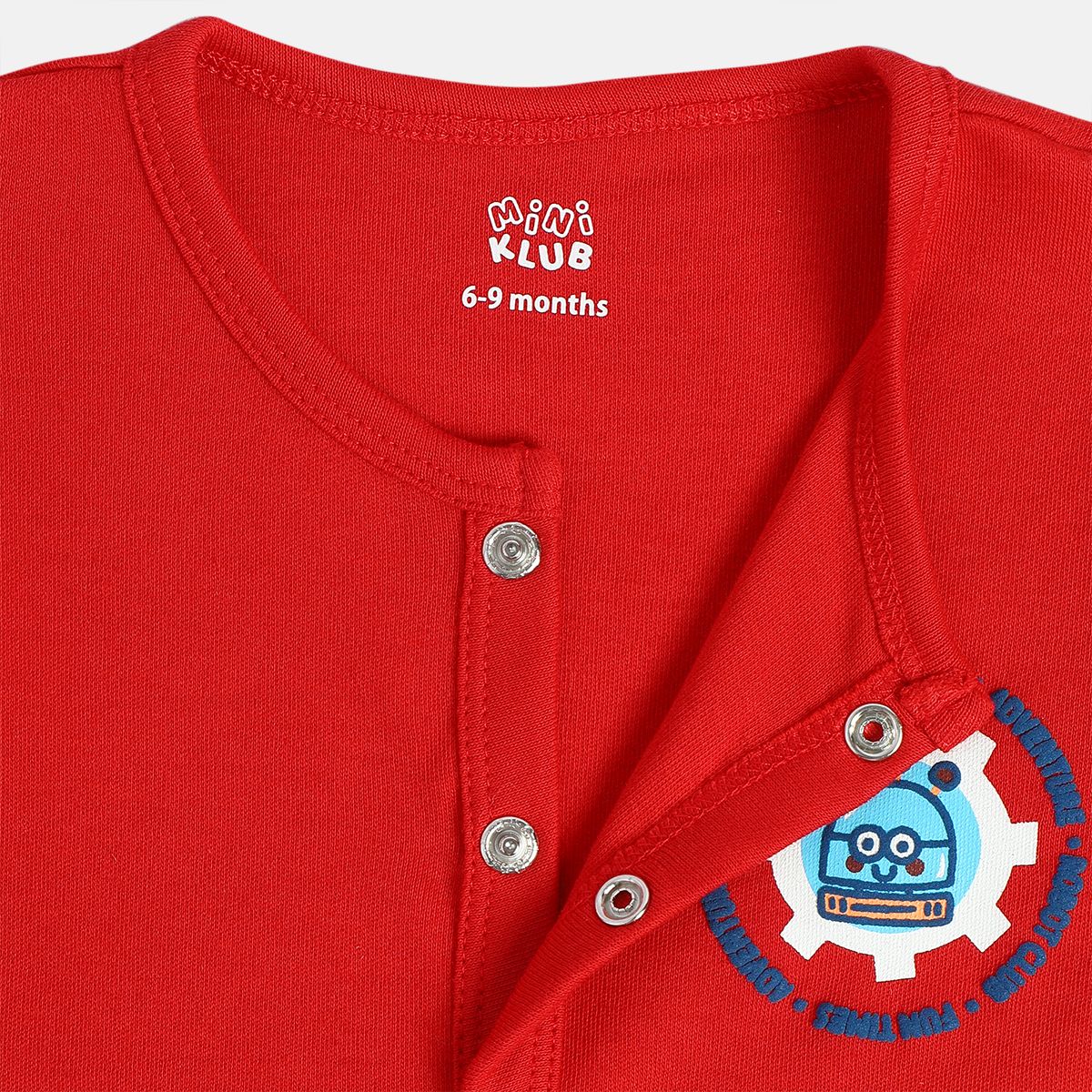 Boys Cotton Pack Of 2 Full Sleeves Robotics Printed Front Open Vest - Red & Green