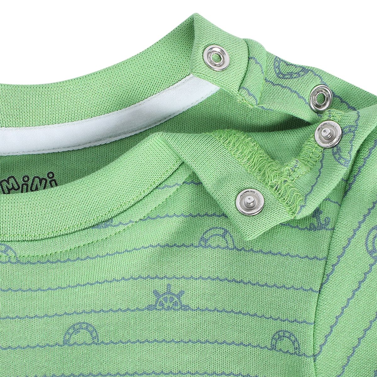 Boys Multicolor Pack Of 3 Body Suit