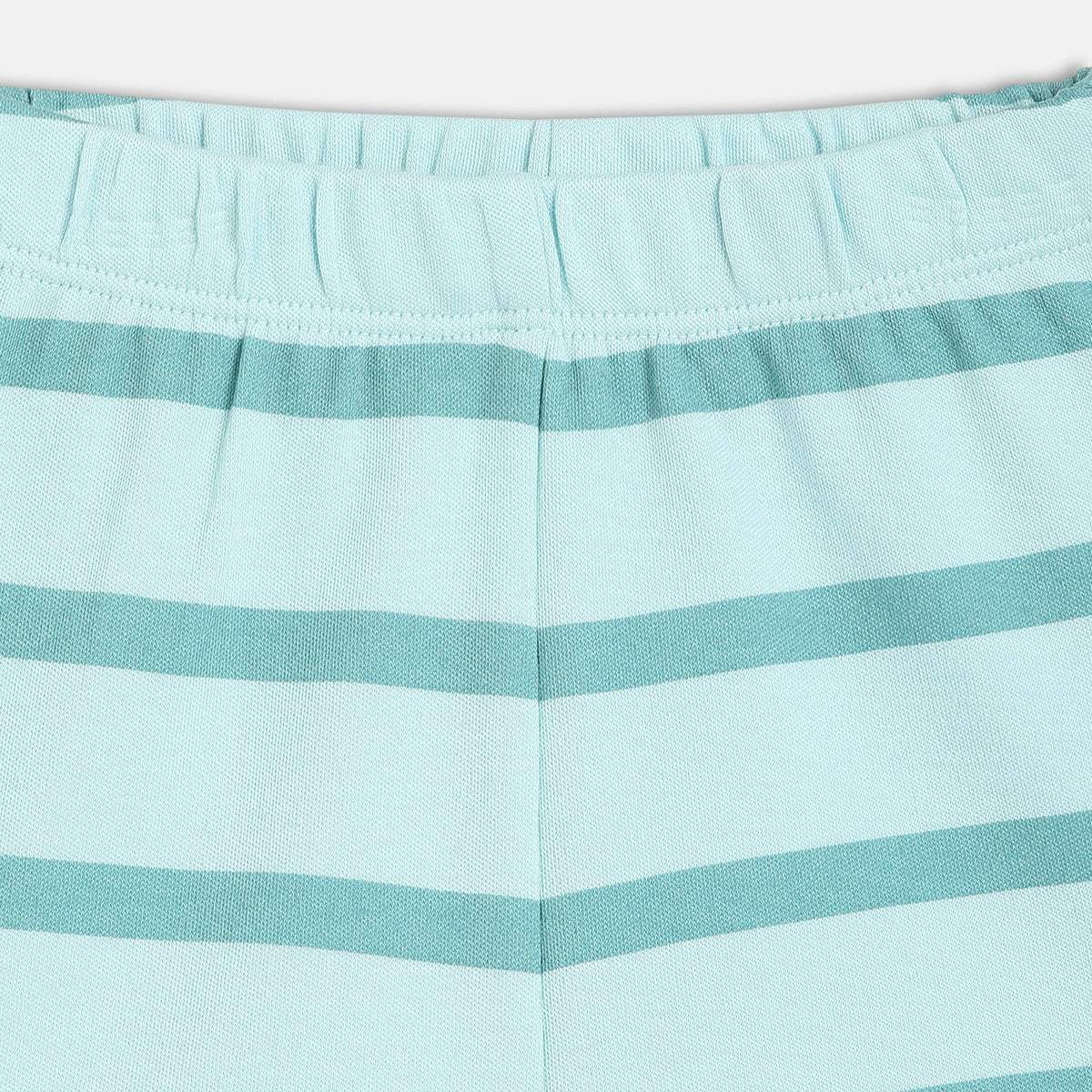 Boys White/Blue Thigh Length Shorts