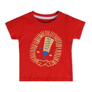 Boys Red Pack Of 1 T-Shirt