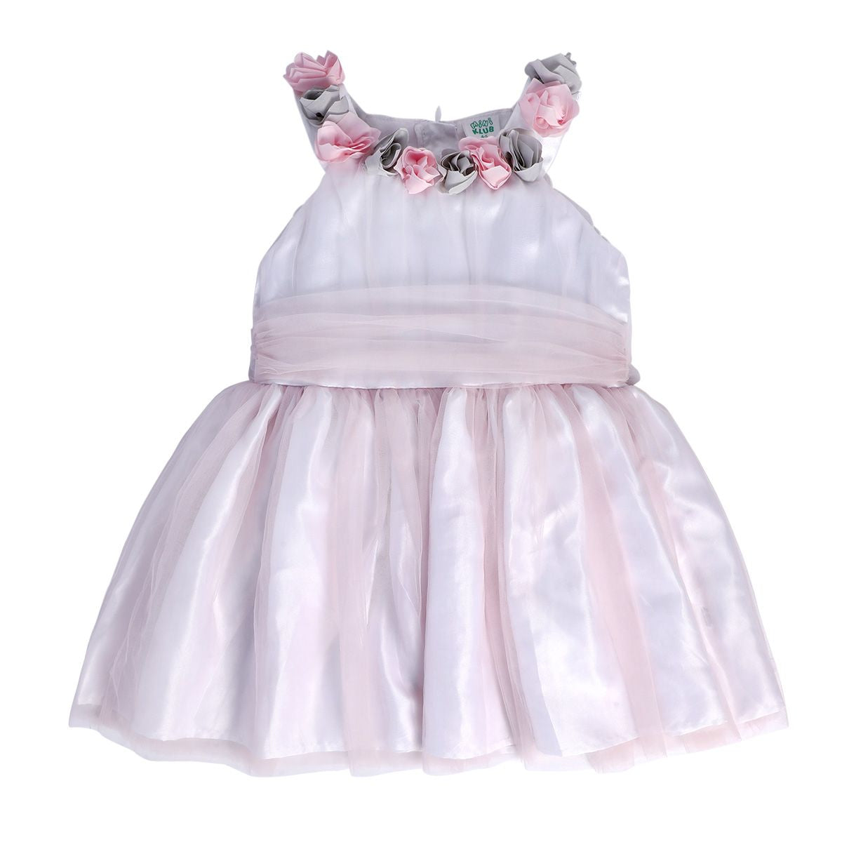 Girls White Pack Of 1 Dress