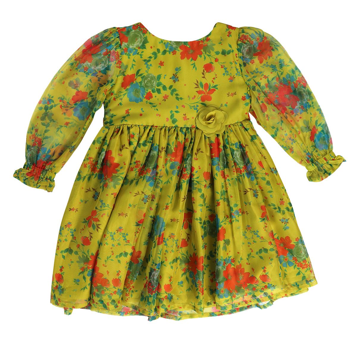 Girls Green Pack Of 1 Dress