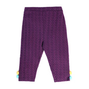 Girls Purple Pack Of 1 Knit Bottom