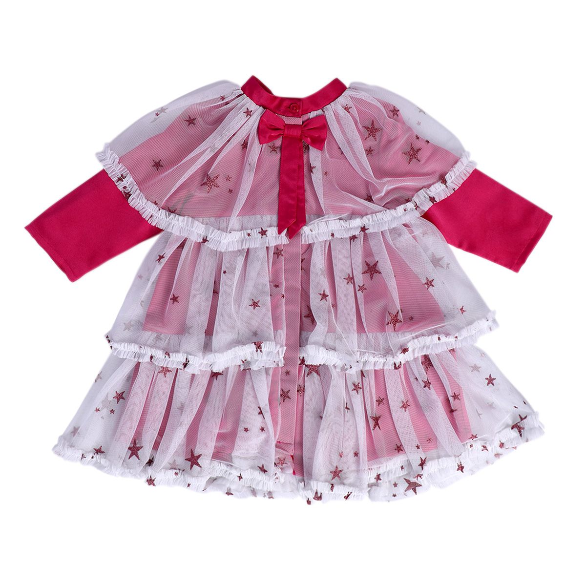 Girls Hot Pink Pack Of 1 Dress