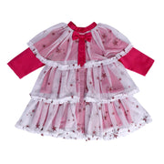Girls Hot Pink Pack Of 1 Dress