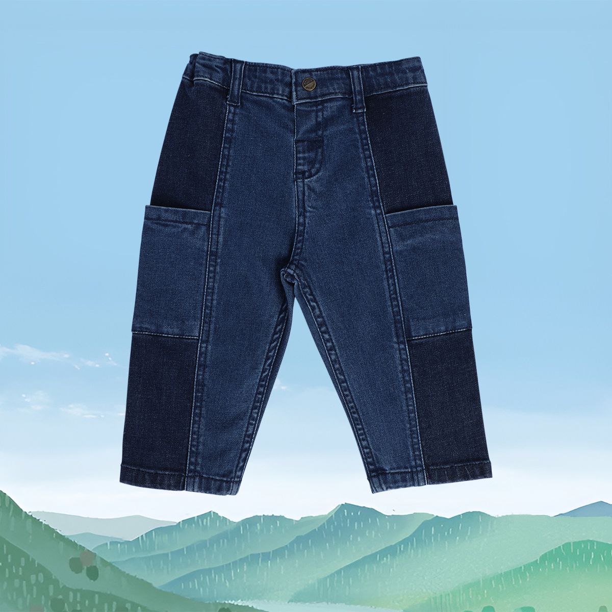 Boys Blue Pack Of 1 Denim Pant
