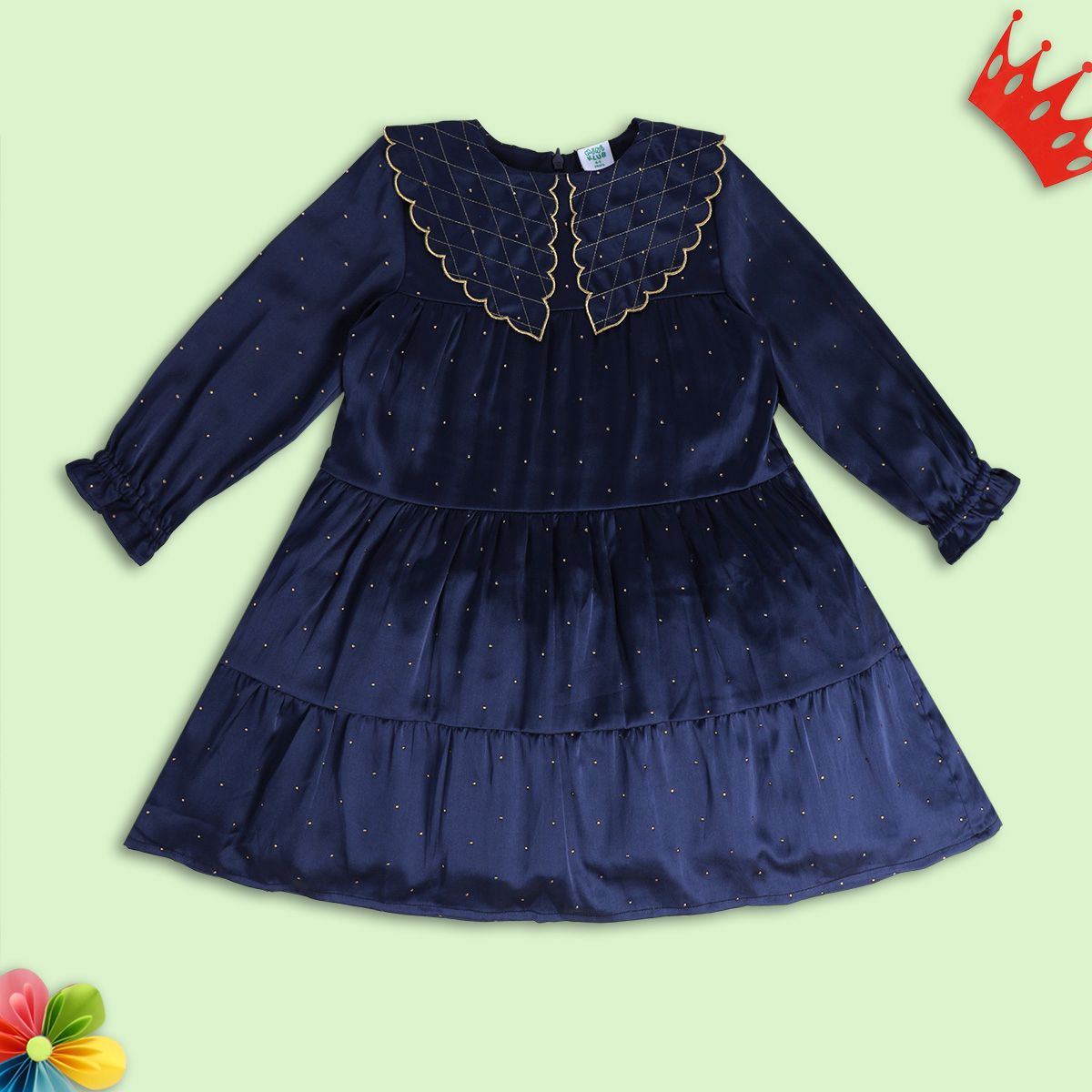 Girls Navy Pack Of 1 Dress