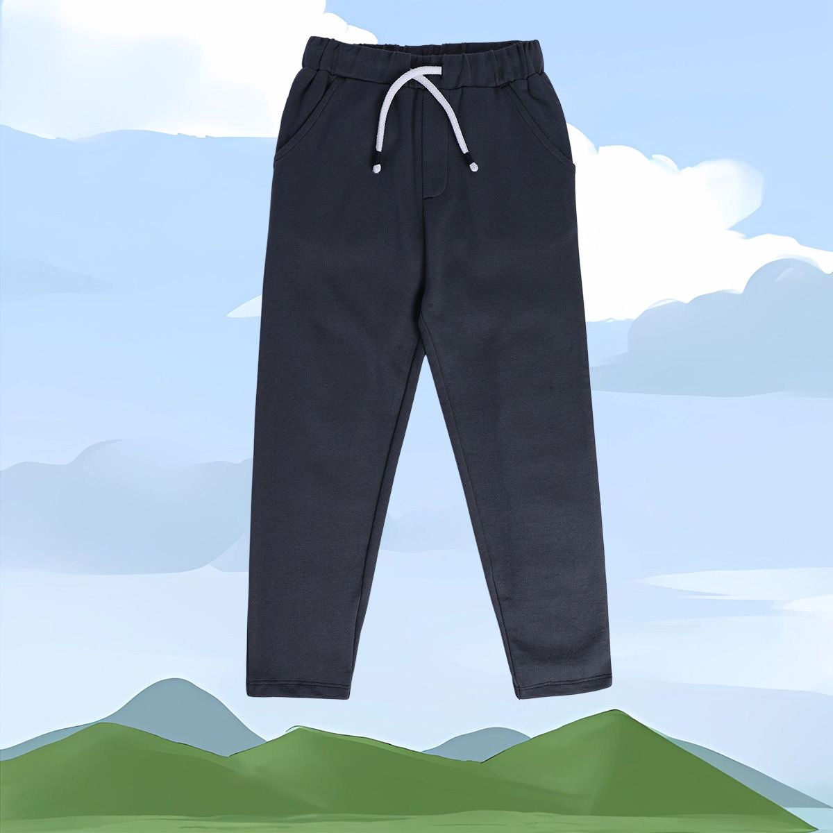 Boys Grey Pack Of 1 Knit Bottom