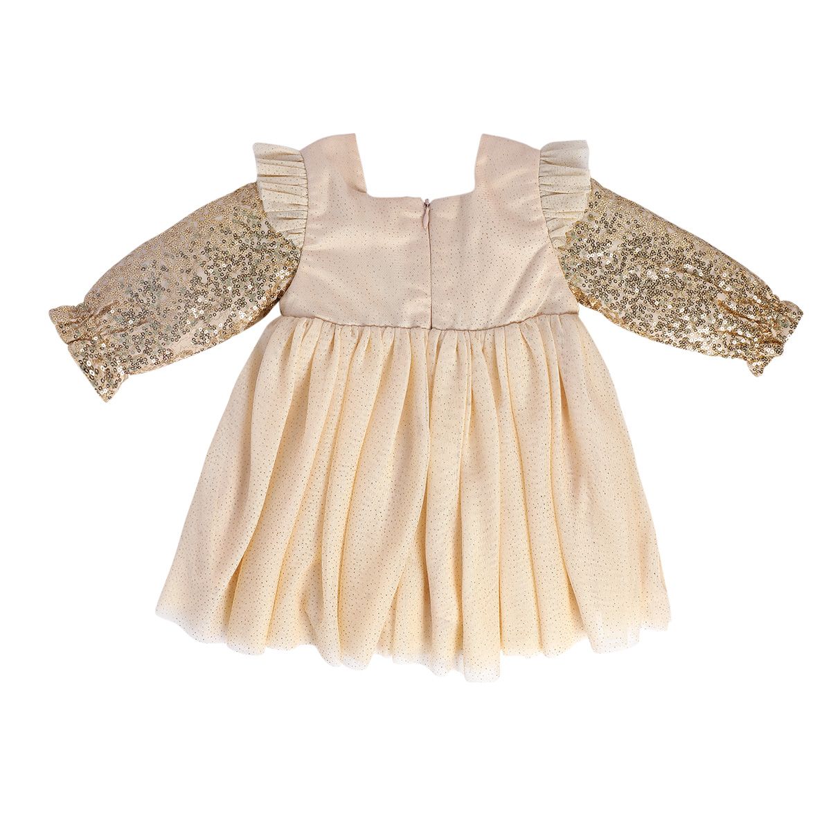 Girls Beige Pack Of 1 Dress