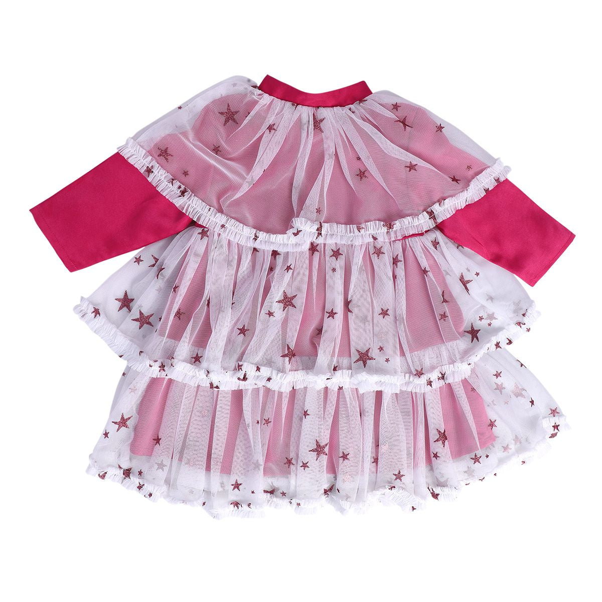 Girls Hot Pink Pack Of 1 Dress