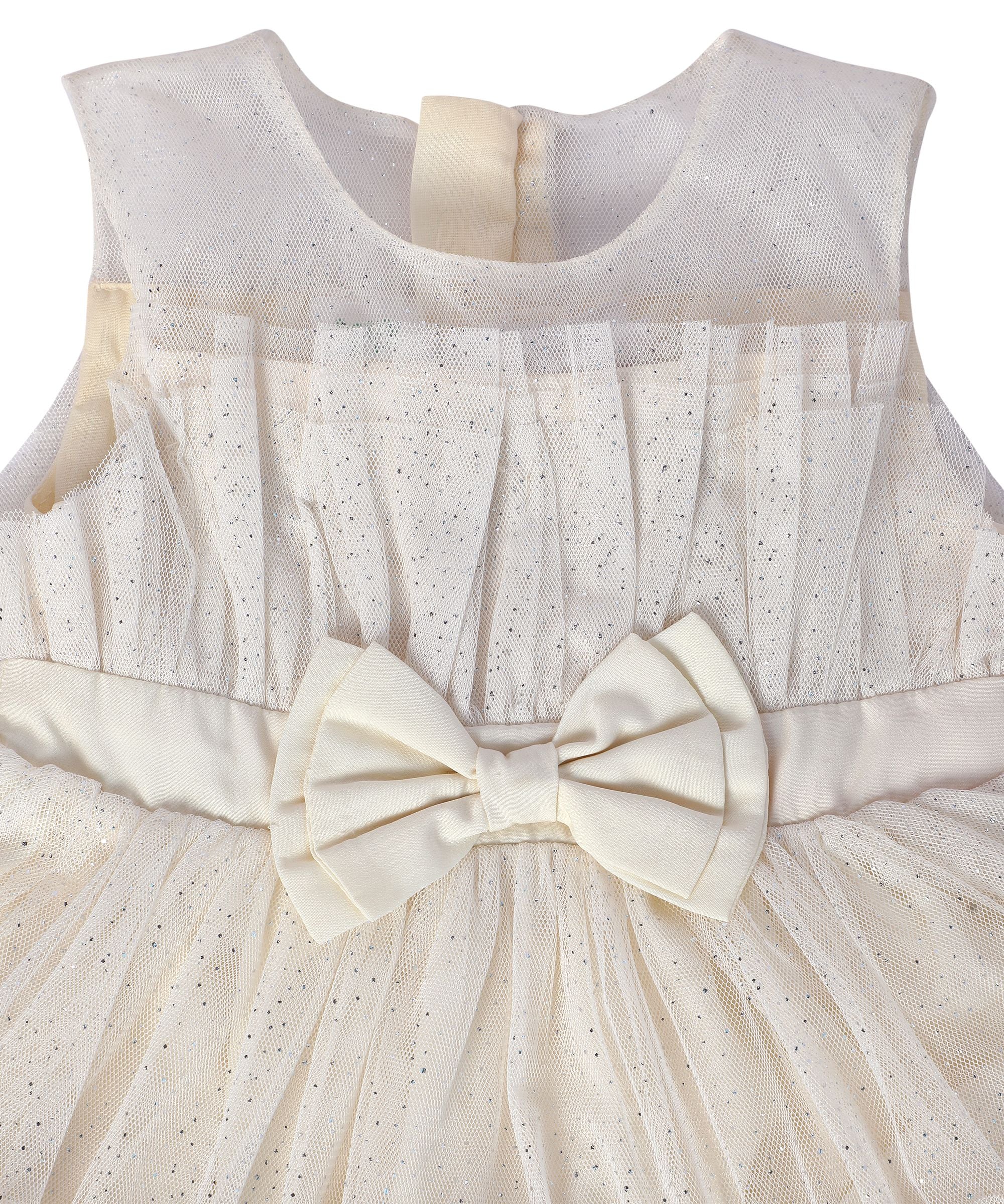 Girls White Pack Of 1 Dress