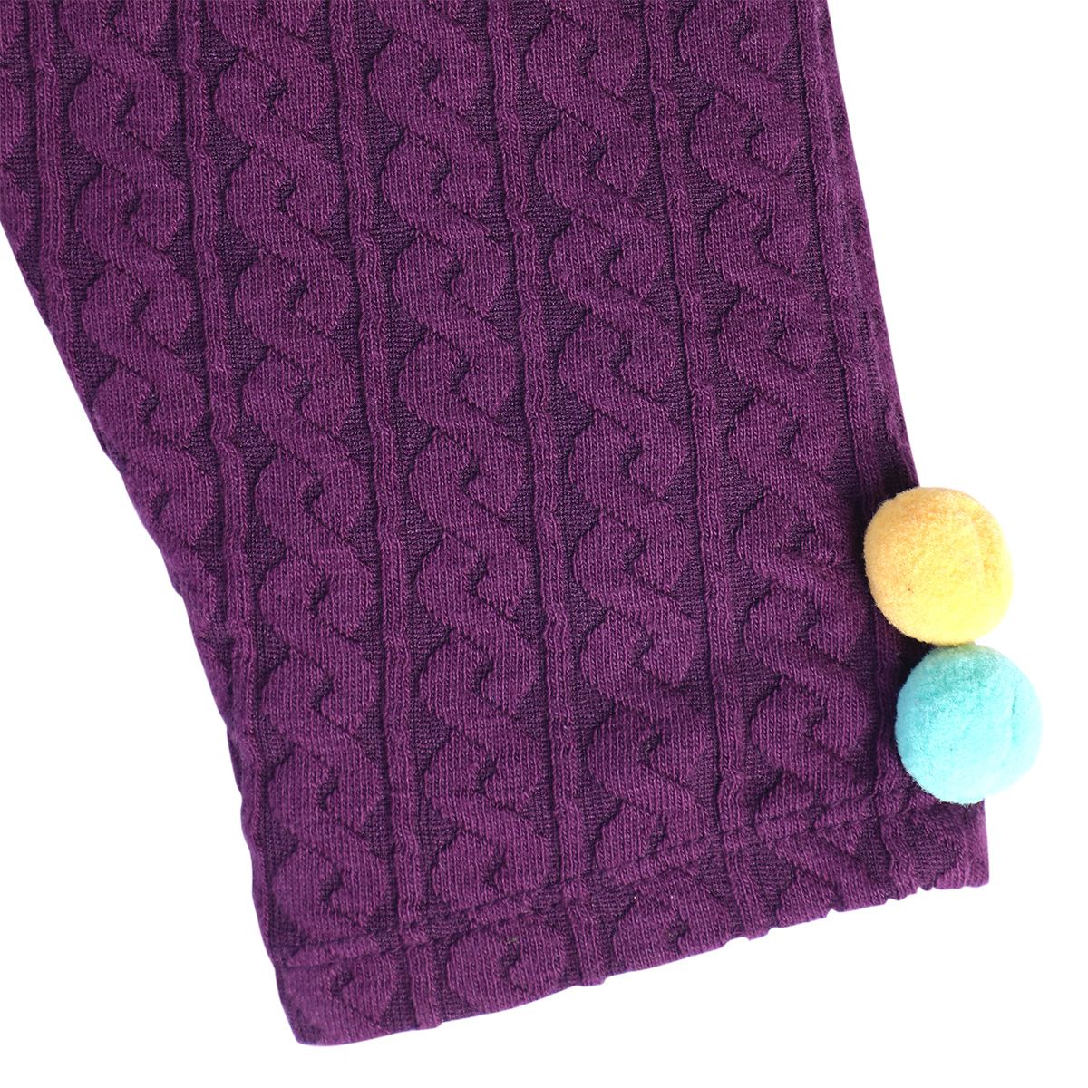 Girls Purple Pack Of 1 Knit Bottom