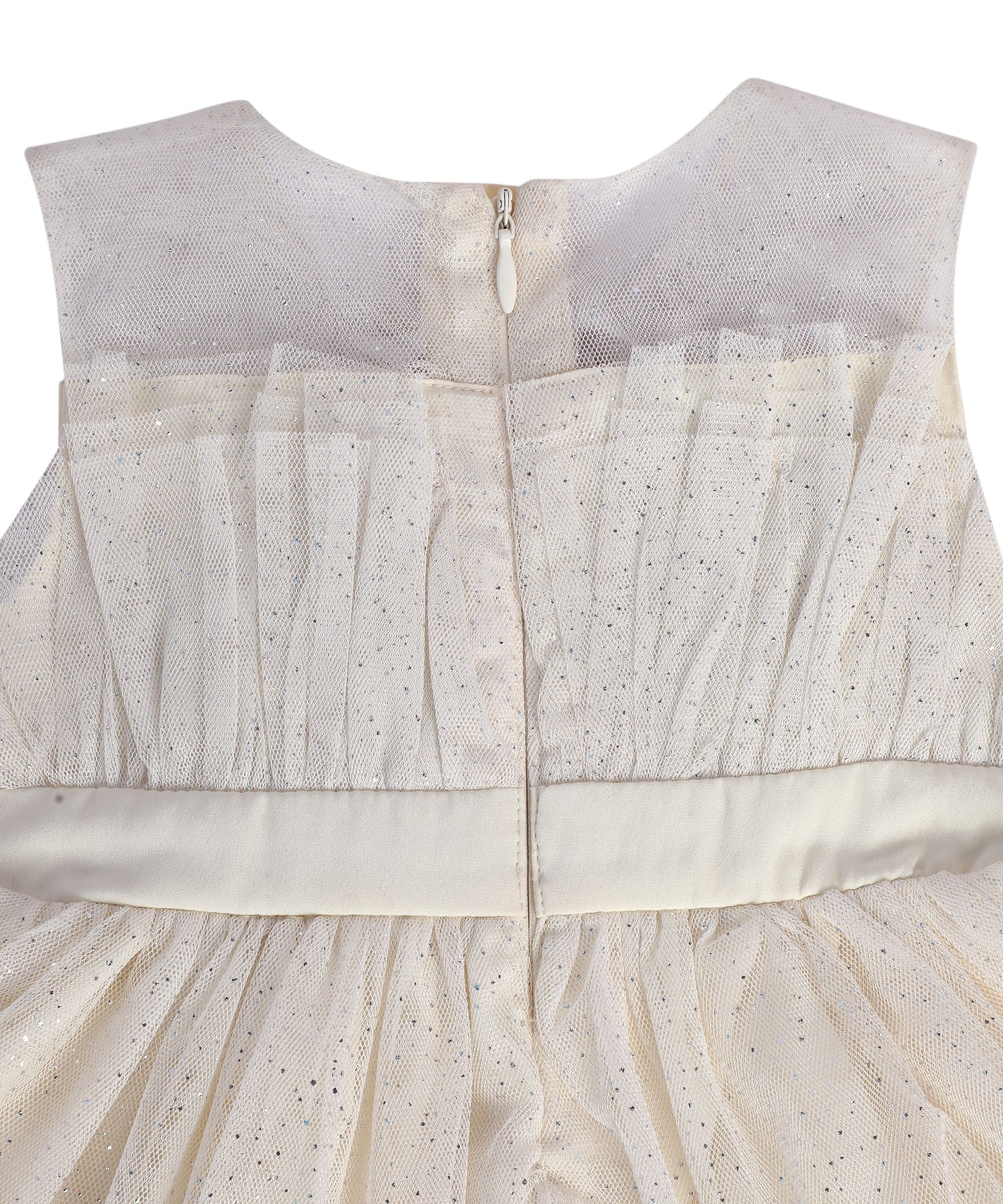 Girls White Pack Of 1 Dress