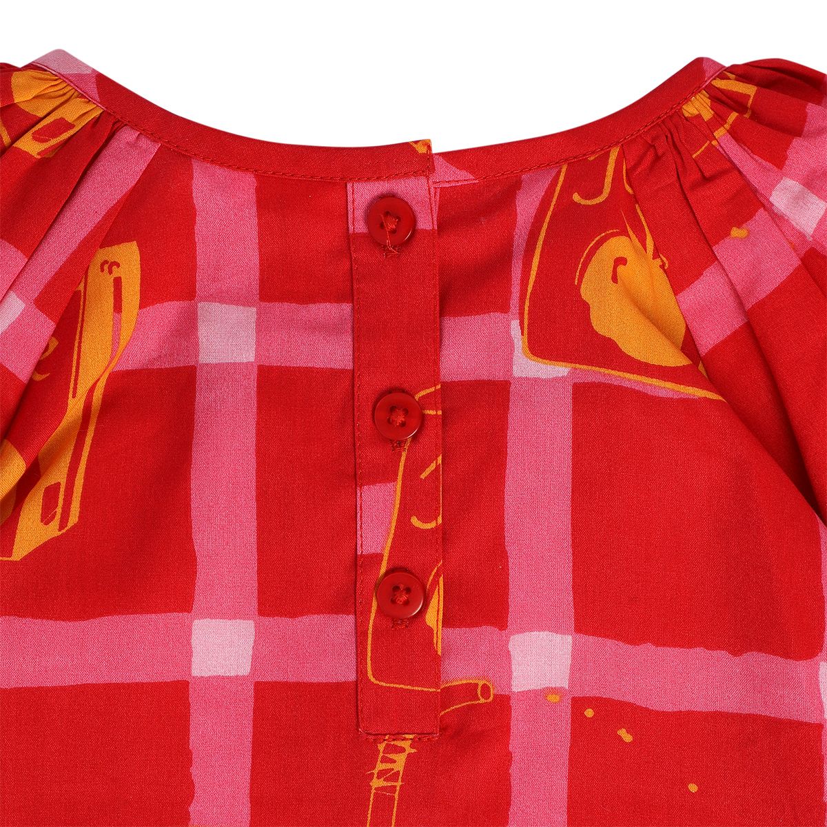 Girls Red Pack Of 1 Dress