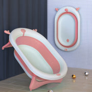 R for Rabbit Bubble Double Aqua Baby Bath Tub Pink