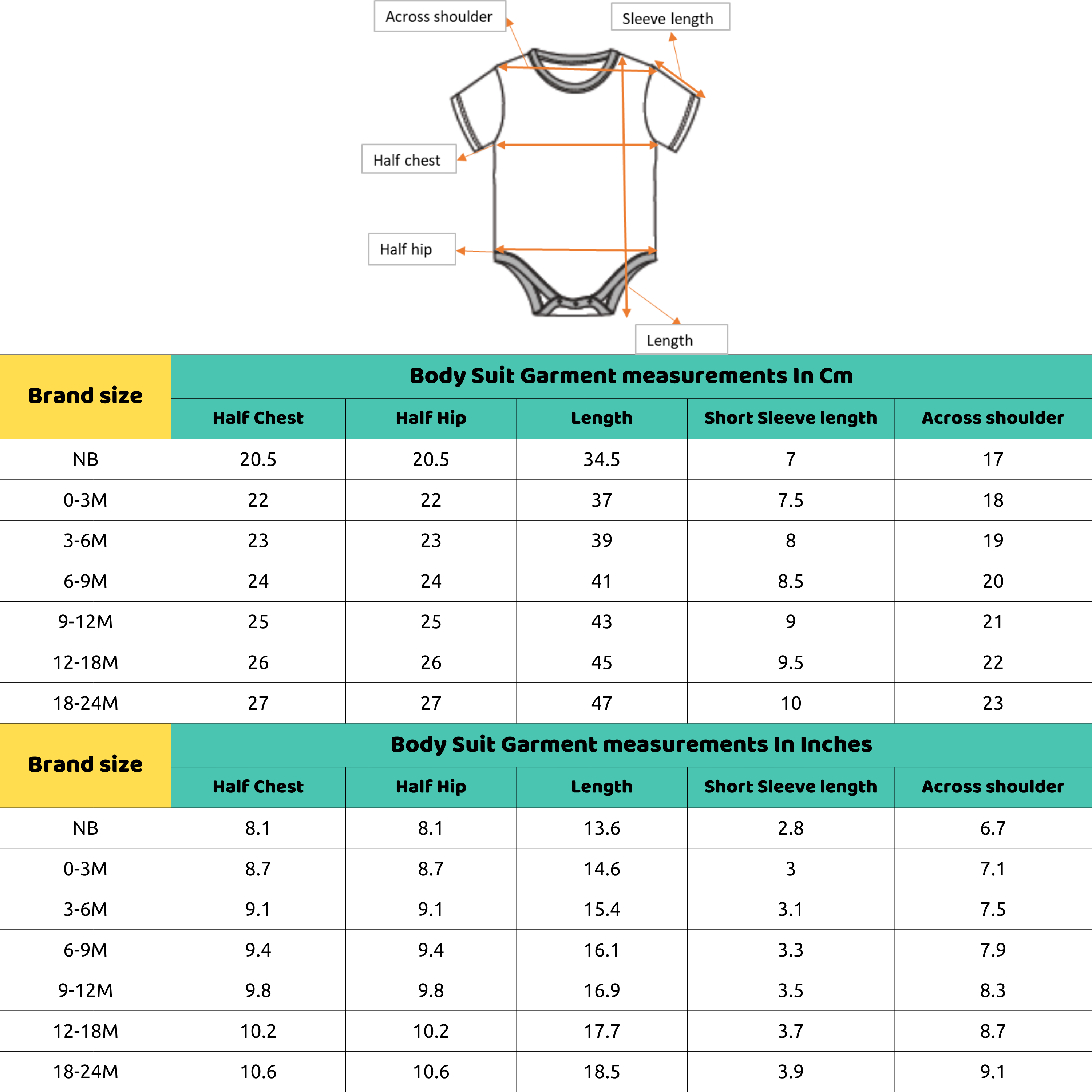 Baby Boys Mustard Yellow Cotton Cowboy Graphic Bodysuit Regular Fit Casual Wear